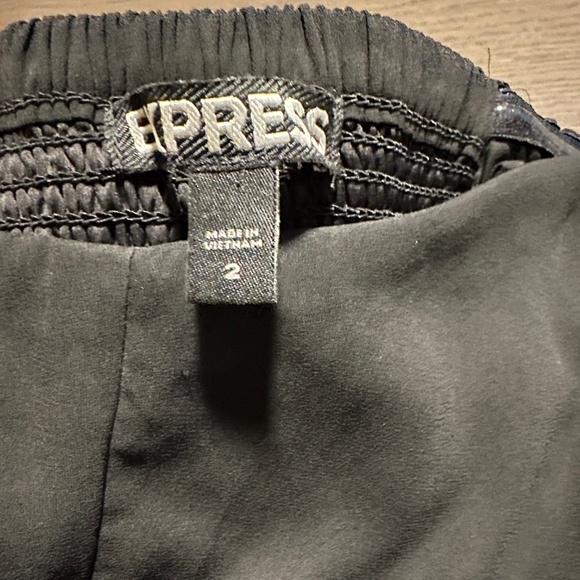 Express Black Silk Sweetheart Strapless Dress in Size 2 (Like New!) - Picture 10 of 10